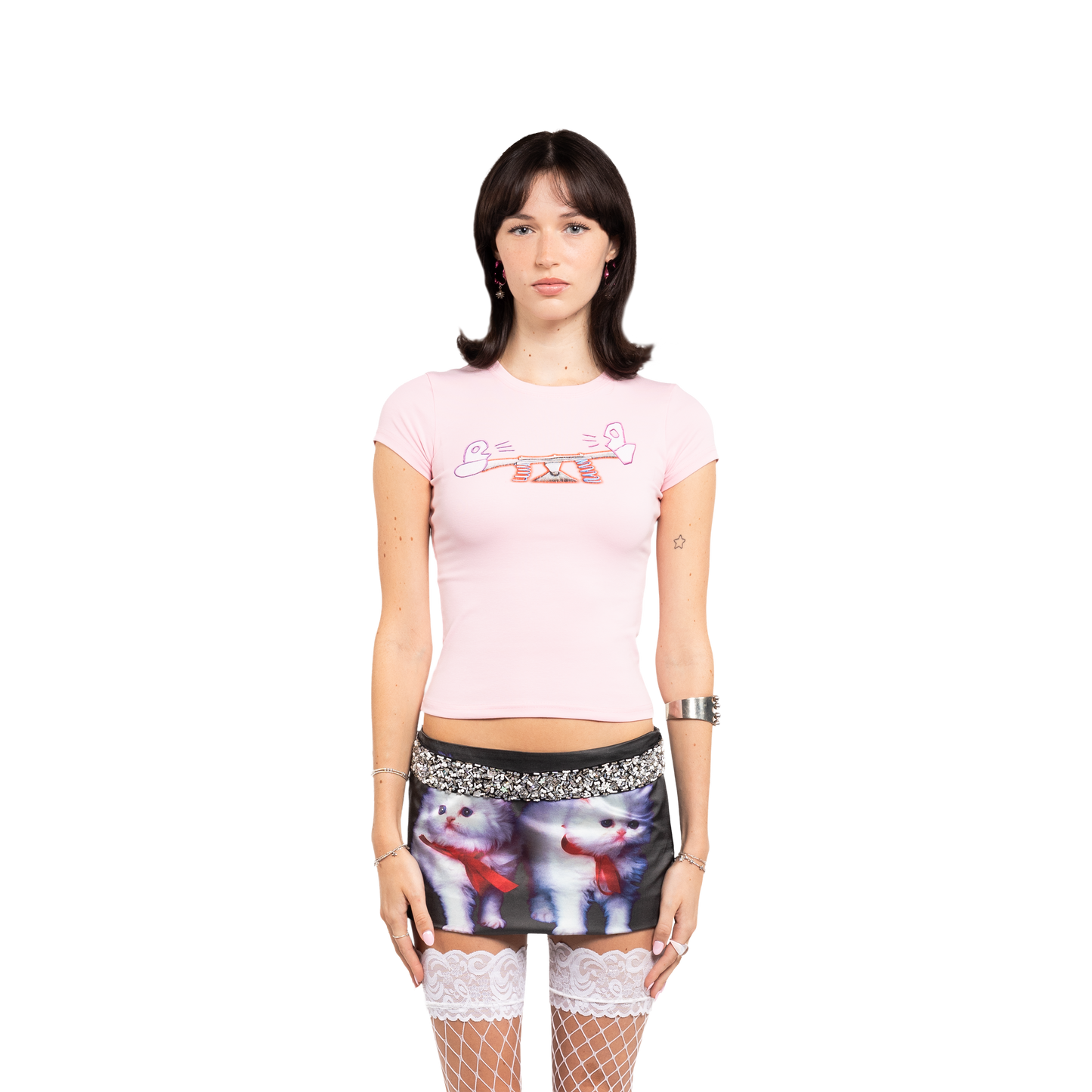Seesaw Baby Tee - Pink