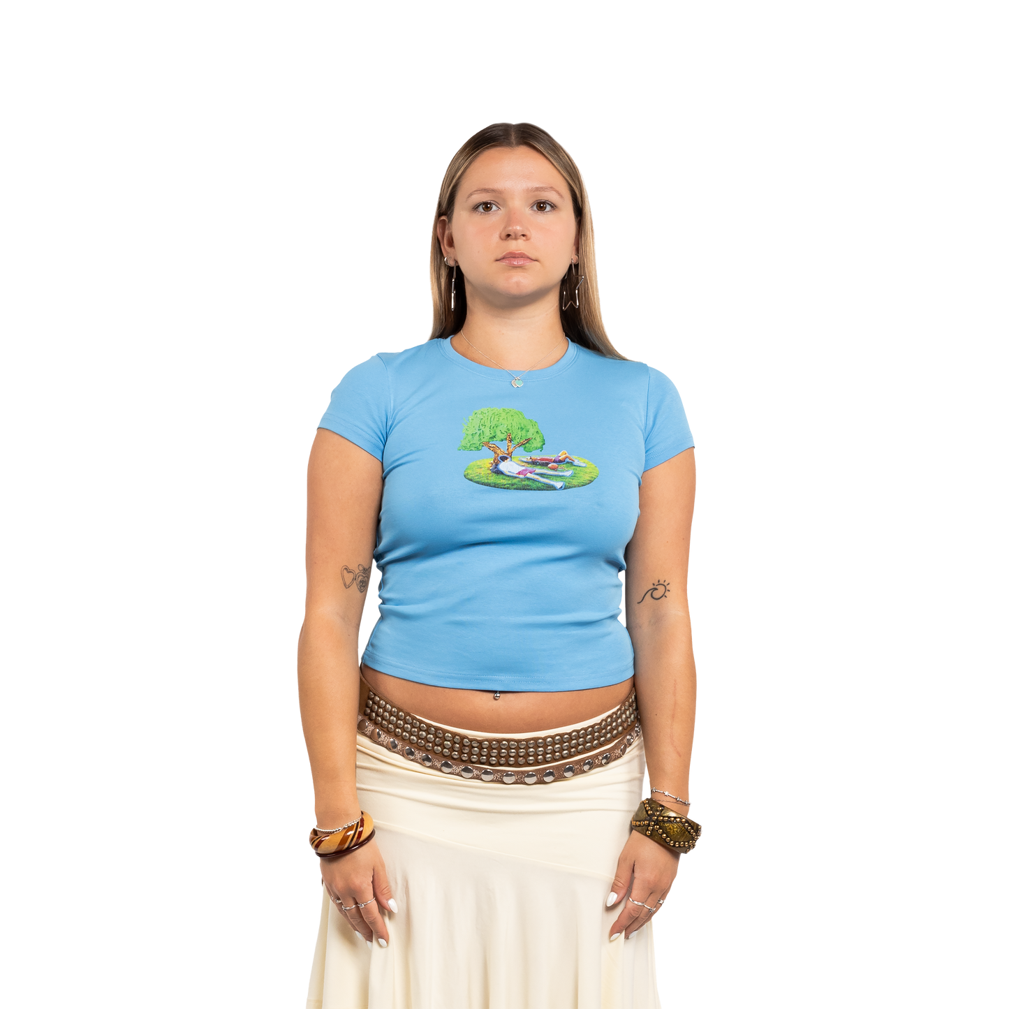 Tree Baby Tee - Blue